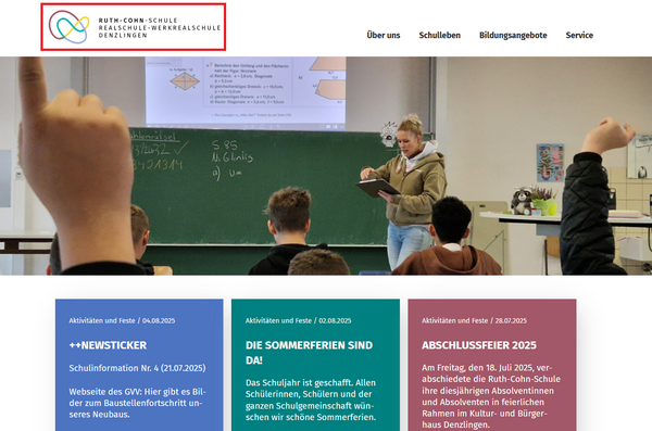 Logo der Schule Logo der Schule