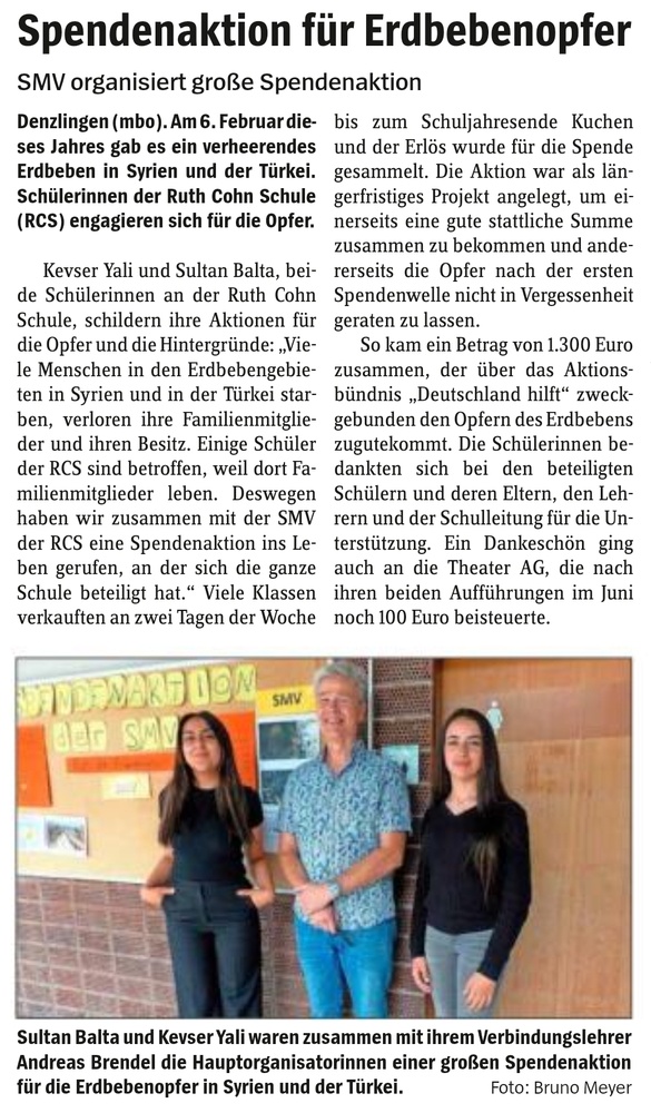  SMV-Spendenaktion 