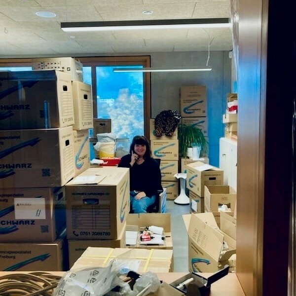 Sekretariat im Umzug